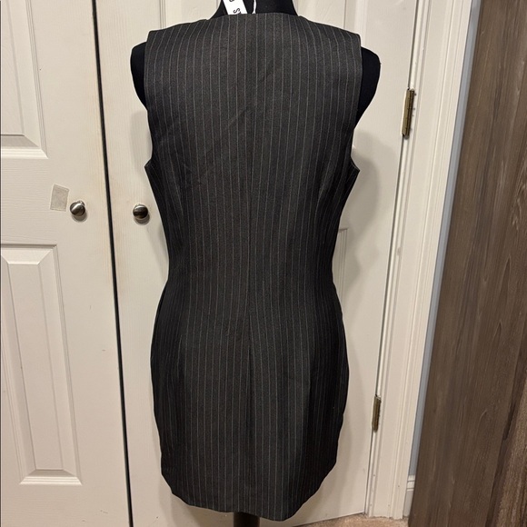 Steve Madden Sleeveless Pinstripe Mini Dress - Picture 6 of 9